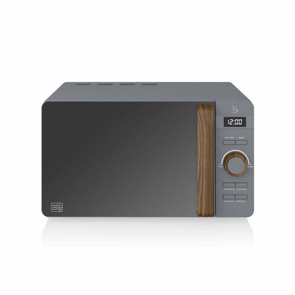 Swan SM22036LGRYN Microwave 20L Nordic Digital Grey