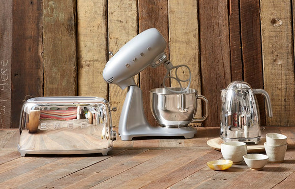 Smeg TSF01SSUK Toaster, Chrome