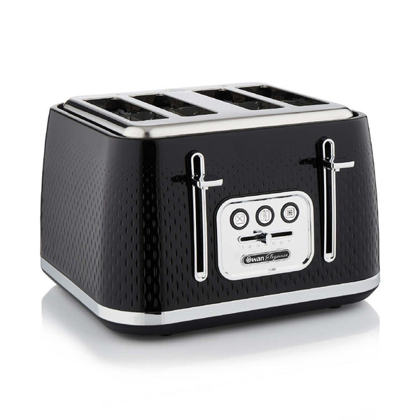 Swan ST19025BLK Elegance 4 Slice Toaster