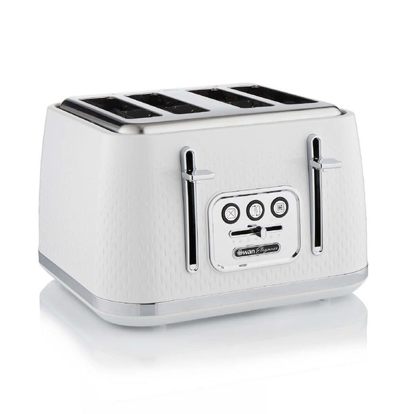 Swan ST19025WHT Elegance 4 Slice Toaster