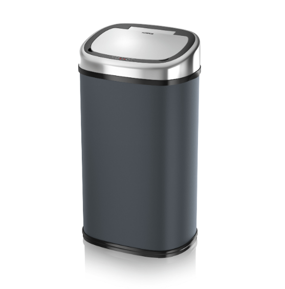 58 Litre Square Sensor Bin Charcoal