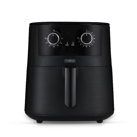 Vortx 4.2L Manual Single Basket Air Fryer Black