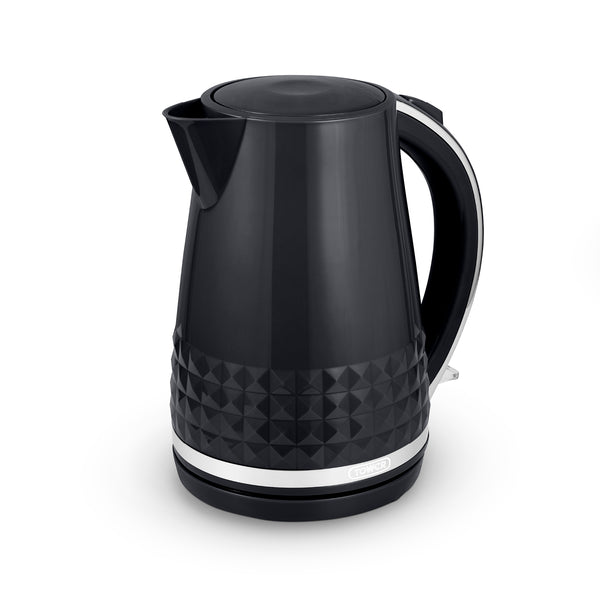 Solitare 1.5L 3KW Kettle Black Chrome Accents