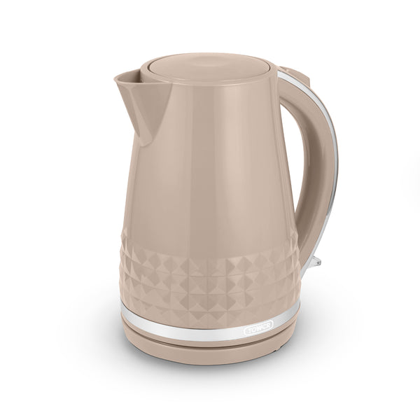 Solitare 1.5L 3KW Kettle Latte Chrome Accents