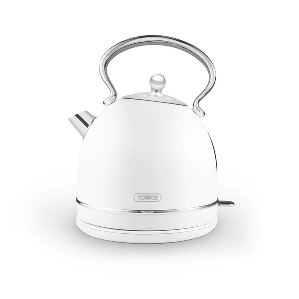 Tower T10076WHT Heritage 3KW 1.7L Dome Kettle