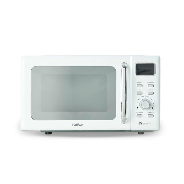 Tower T24041WHT 20L 800W Digital Microwave - White
