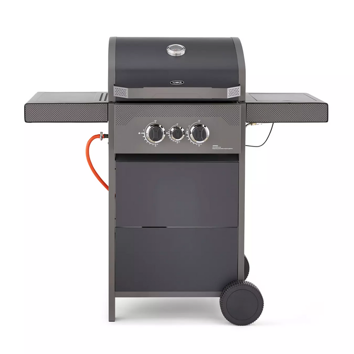 Tower Stealth 2000 Two Burner BBQ with Side Burner