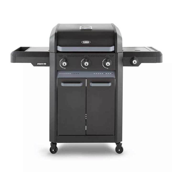 Tower Stealth Pro Four Burner BBQ with Rotisserie Kit