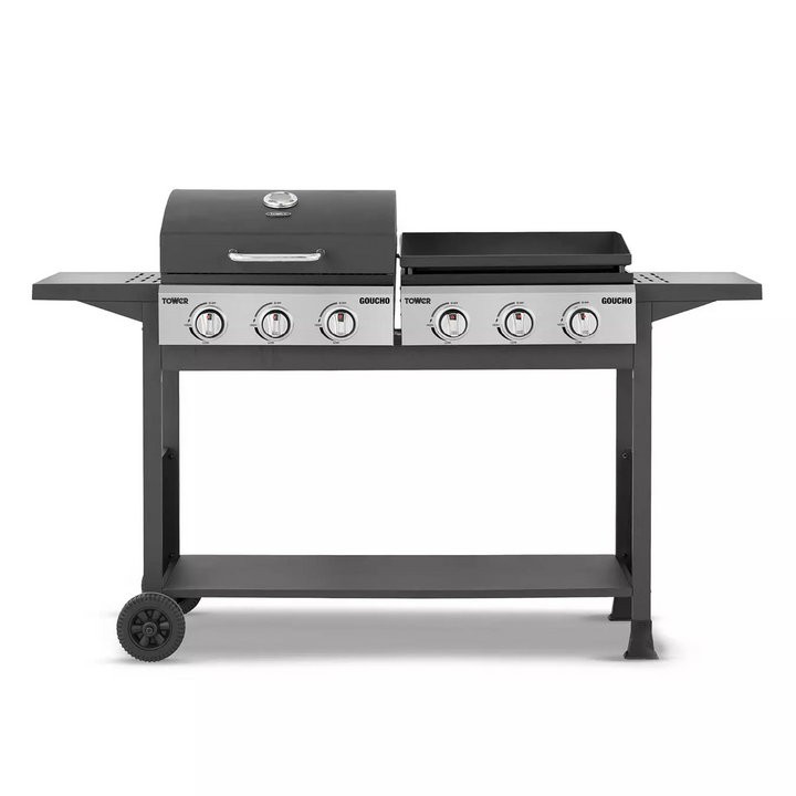 Tower Goucho Six Burner Gas BBQ and Plancha