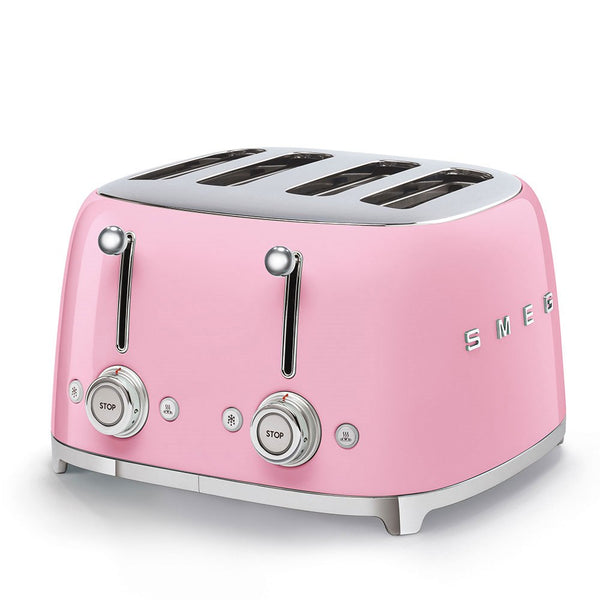 Smeg TSF03PKUK Toaster, Pink