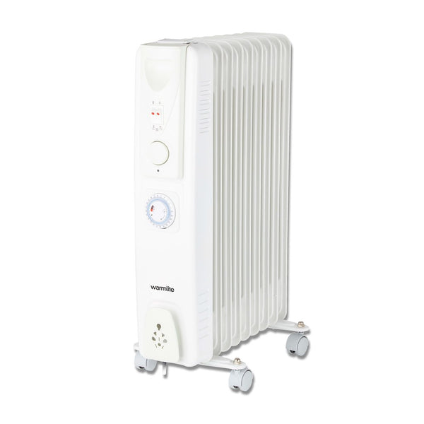Warmlite WL43004YTW 2000W Oil Filled Radiator with 24 Hour Timer