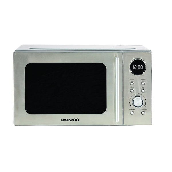 20L Silver Microwave With Grill