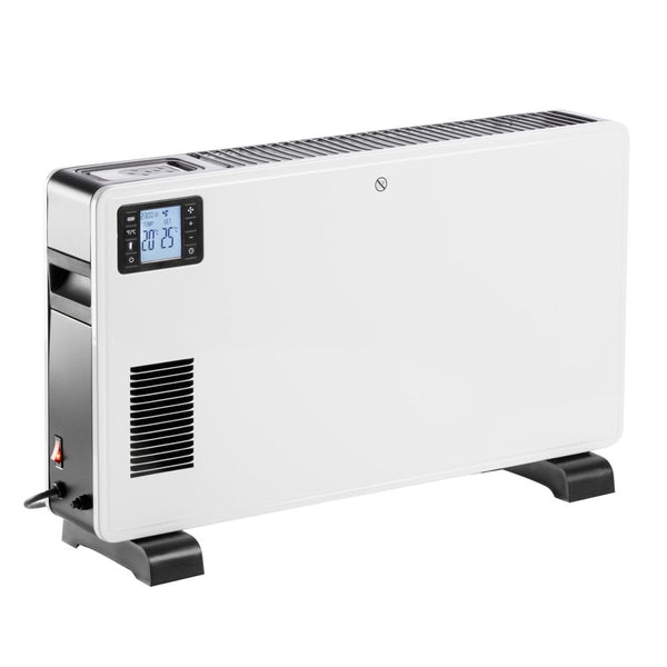 2300W White Turbo Convector Heater with LCD Display