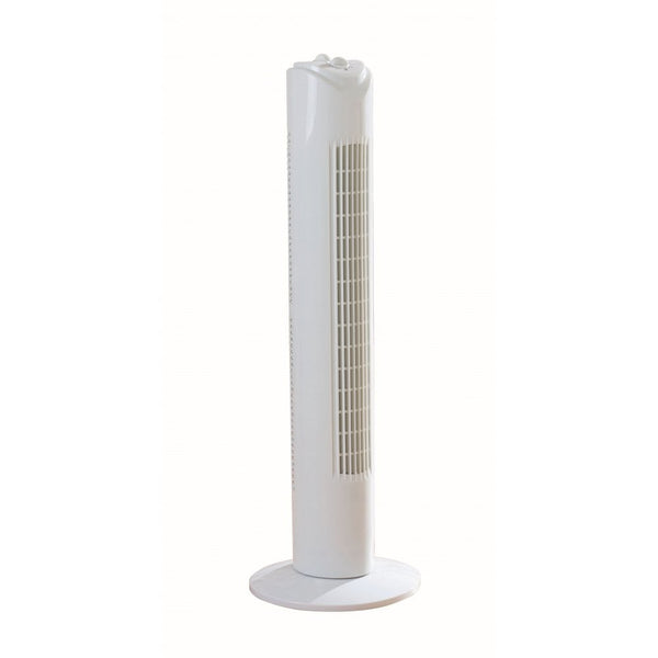 32 Inch Slimline Oscillating Tower Fan With 2 Hour Timer, 3 Speed Settings