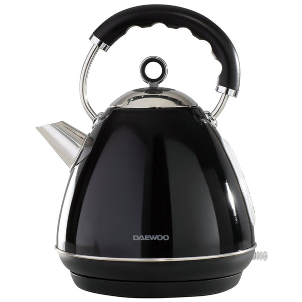 Black Kensington 1.7L Pyramid Kettle