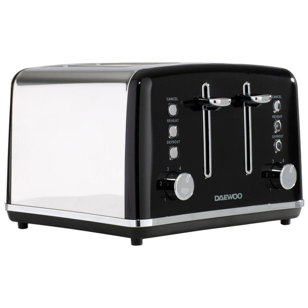 Black Kensington 4 Slice Toaster