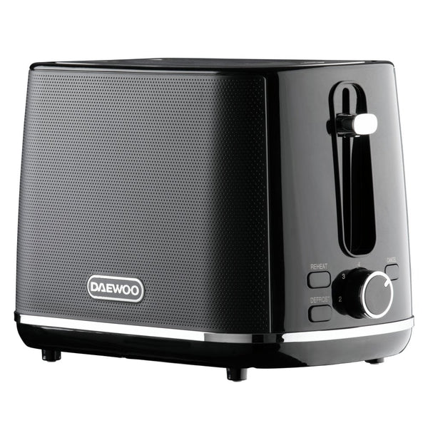 Black Stirling 2 Slice Toaster