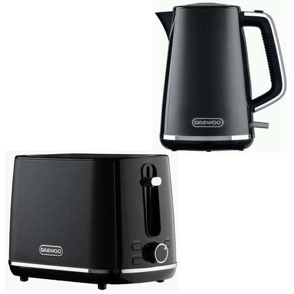 Black Stirling Jug Kettle & Toaster Set