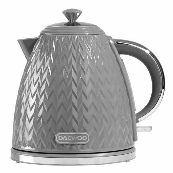 Dark Grey Argyle 1.7L Jug Kettle