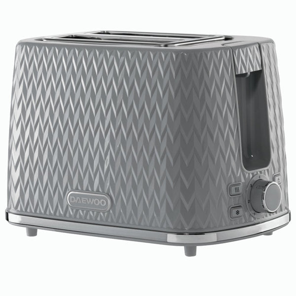 Dark Grey Argyle 2 Slice Toaster