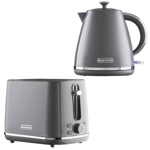 Grey Stirling Pyramid Kettle & Toaster Set