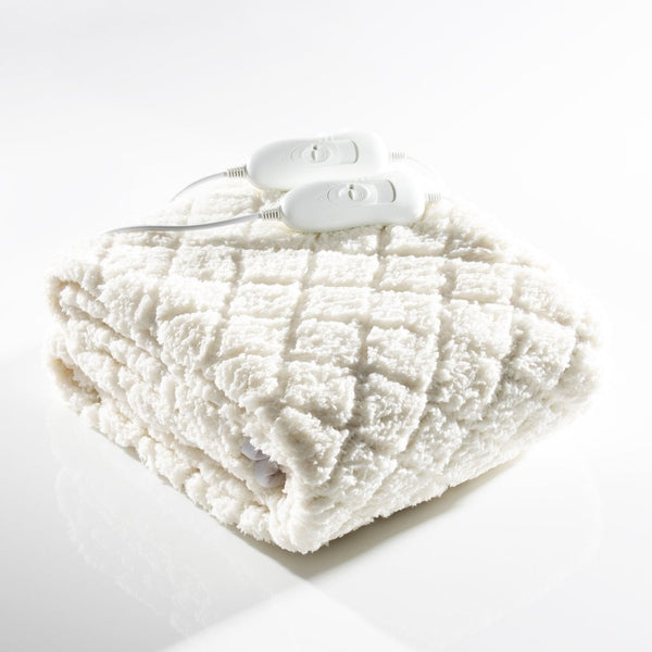 Premium Fleeced Double Fitted Heated Blanket