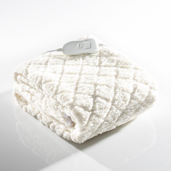 Premium Fleeced Single Fitted Heated Blanket