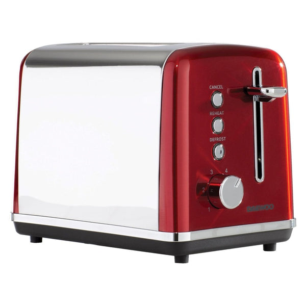 Red Kensington 2 Slice Toaster