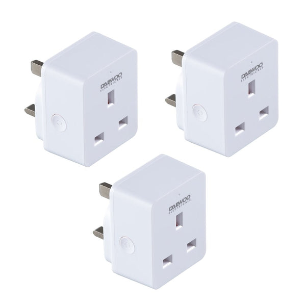 WiFi 13Amp Smart Plug Socket Adaptor, Pack of 3