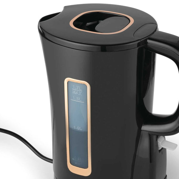 1.7L Kettle (Black with Gold Accents)