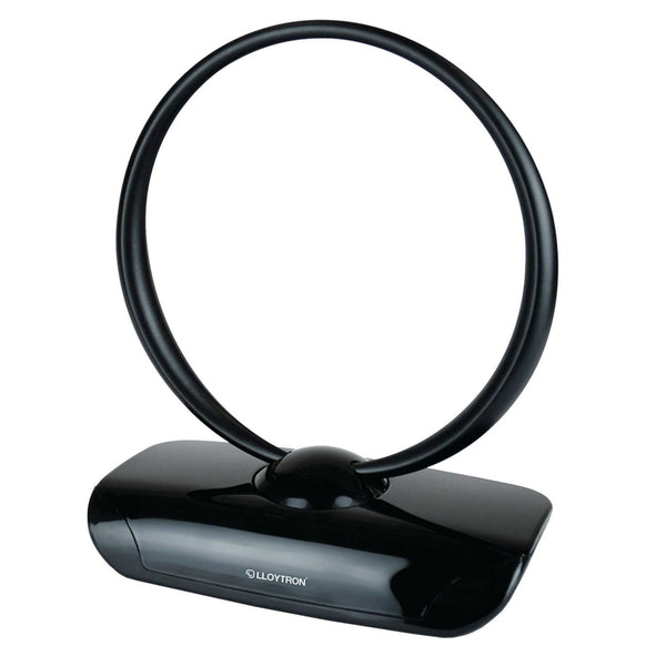 Active Indoor Loop TV Antenna - 50dB - Black