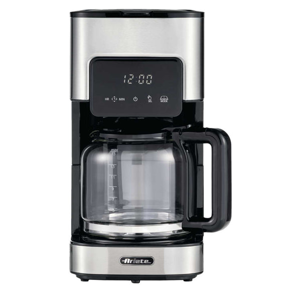 900W 1.5L Digital Filter Coffee Machine Black & Stainless Steel