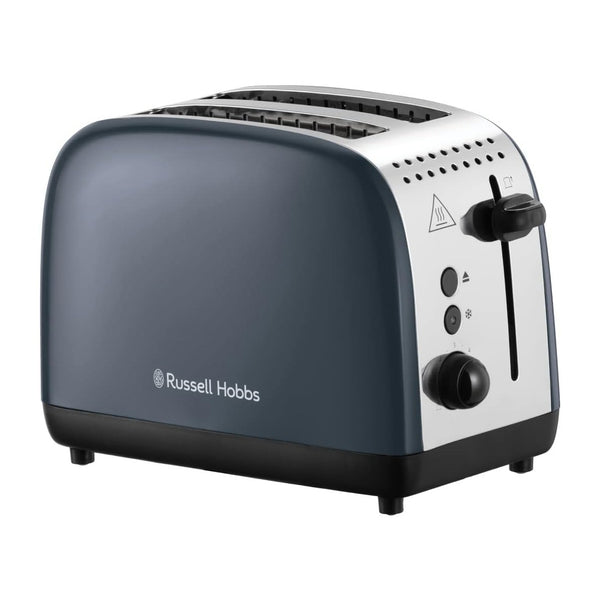 Long Slot 2 Slice Toaster Grey