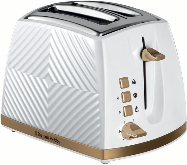 Groove White Toaster