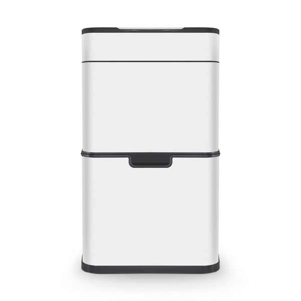 50L Ozone Recycling Sensor Bin White