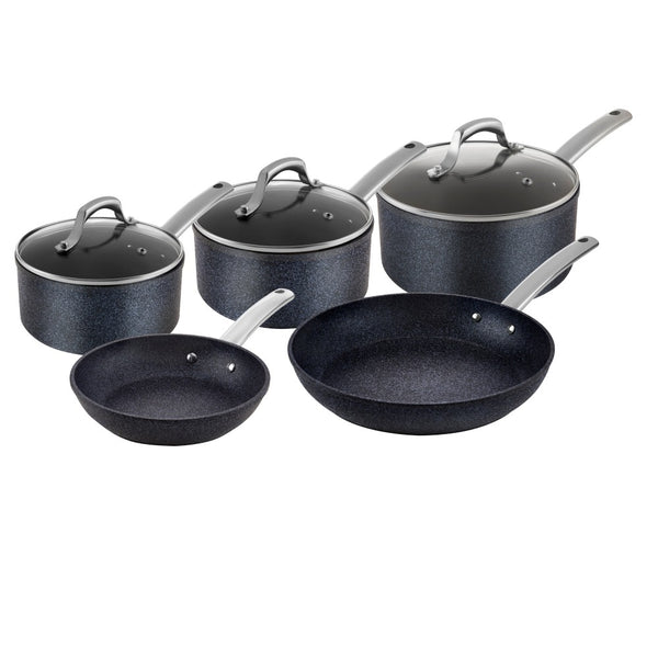 TruStone 5 Piece Pan Set Violet Black