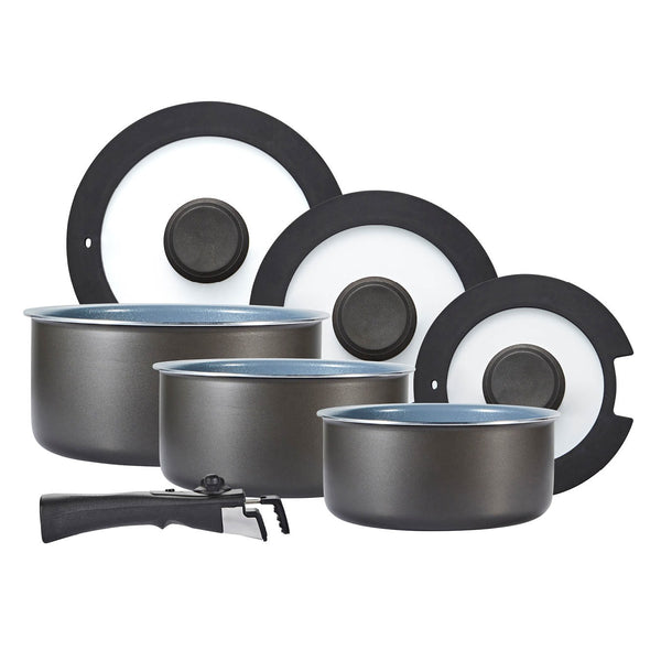 Freedom 7 Piece Cookware Set w/Detachable Handle