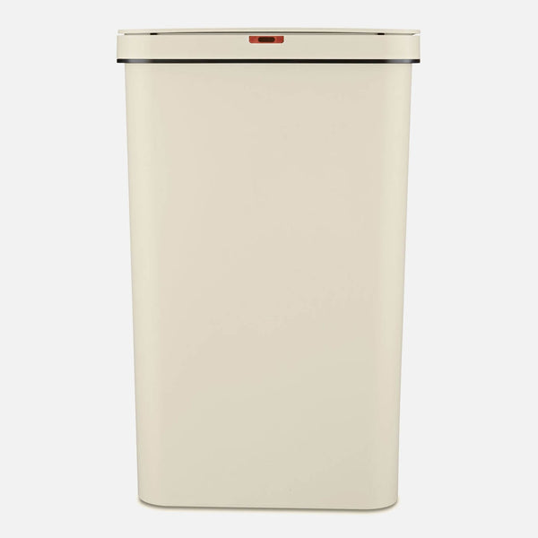 50L Rectangular Sensor Bin Cream