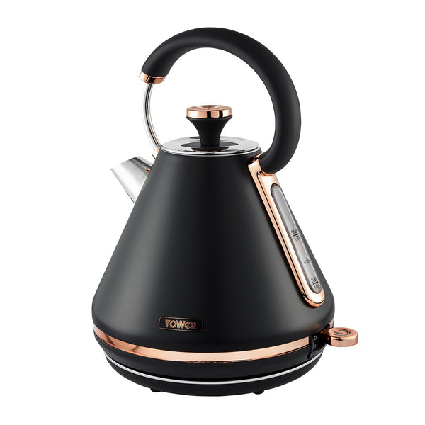 Cavaletto 3KW 1.7 Litre Pyramid Kettle with Rose Accents