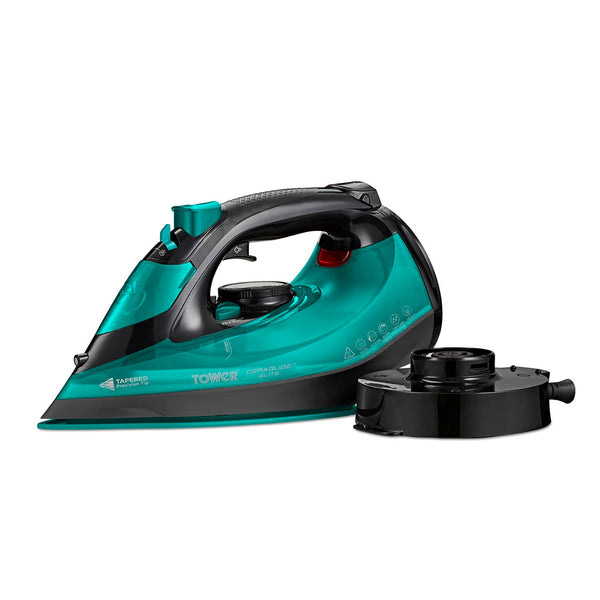 Ceraglide Cord/Cordless Iron 2800W Black and Teal