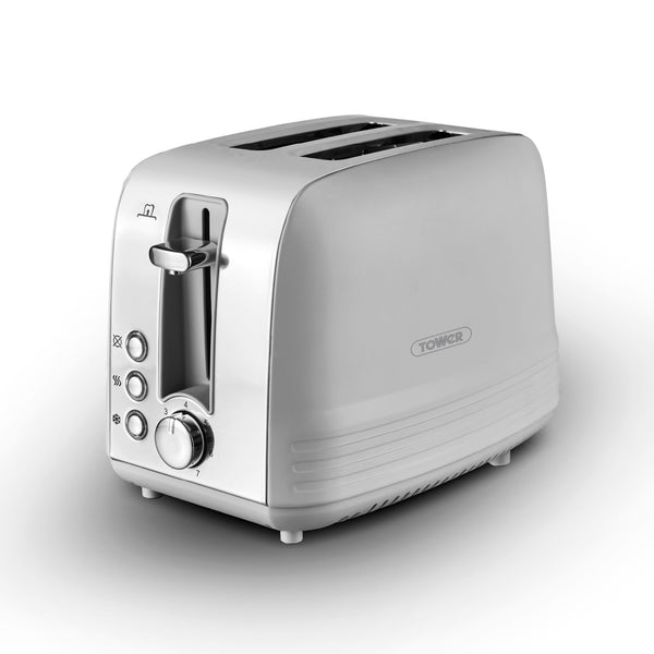 Ash 2 slice Toaster Grey