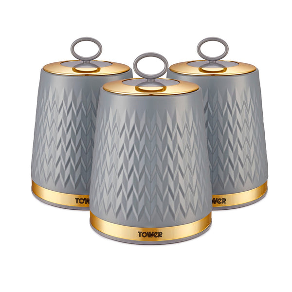 Empire Set Of 3 Canisters