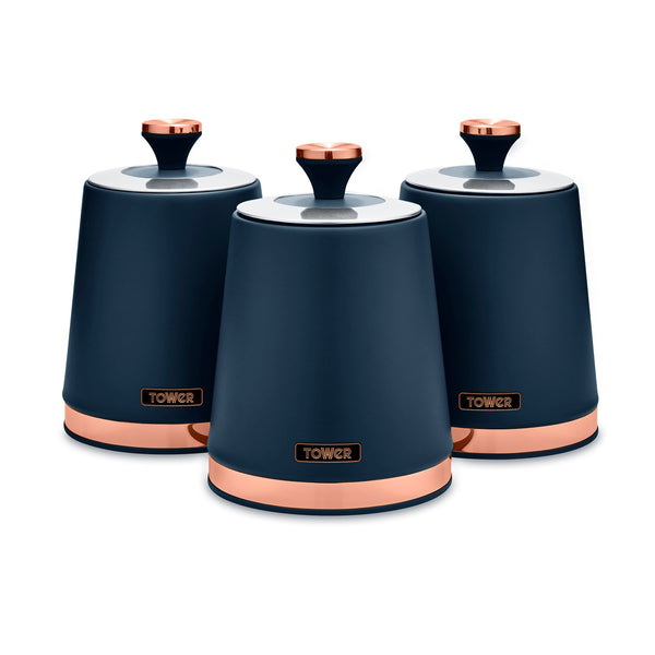 Cavaletto Set Of 3 Canisters