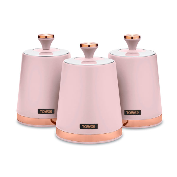 Cavaletto Set Of 3 Canisters