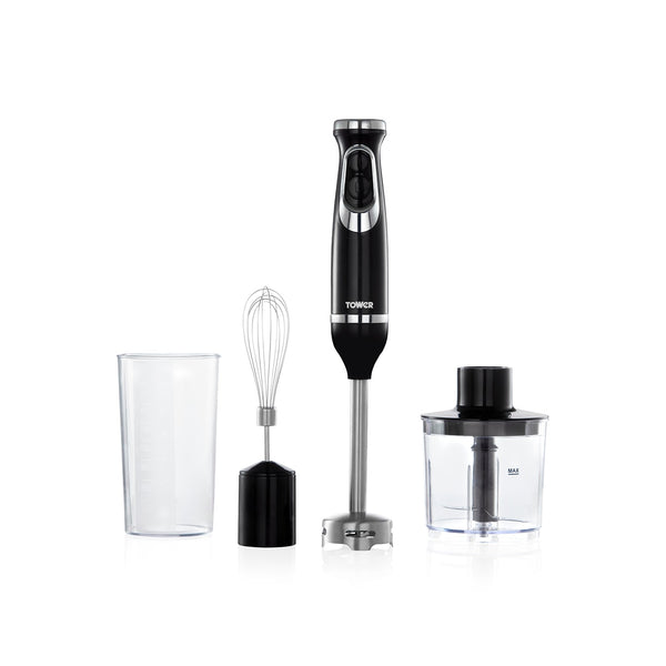 600W 4 in 1 Hand Blender Black