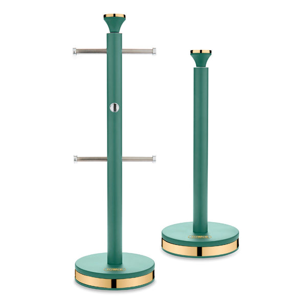 Cavaletto Towel Pole and Mug Tree Set Jade