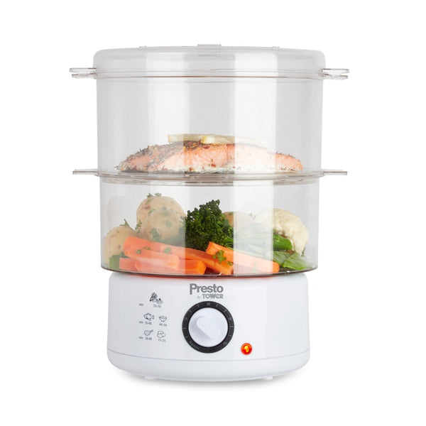 Presto 400W 2 x 2.4 Litre Tier Steam Cooker