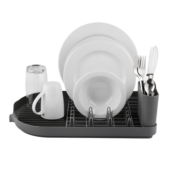 Compact Dishrack w/ Cutlery Holder