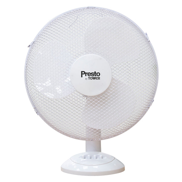 Presto 12 Inch Desk Fan White