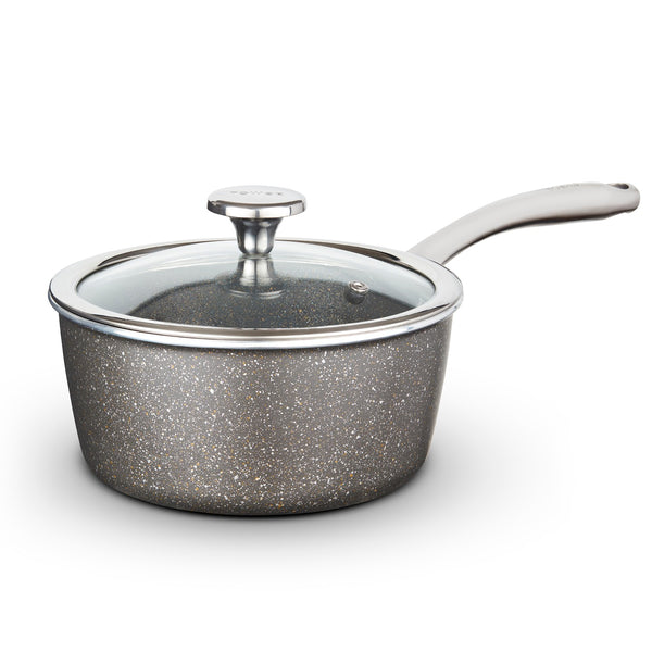 Cerastone Pro 22cm Saucepan with Glass Lid